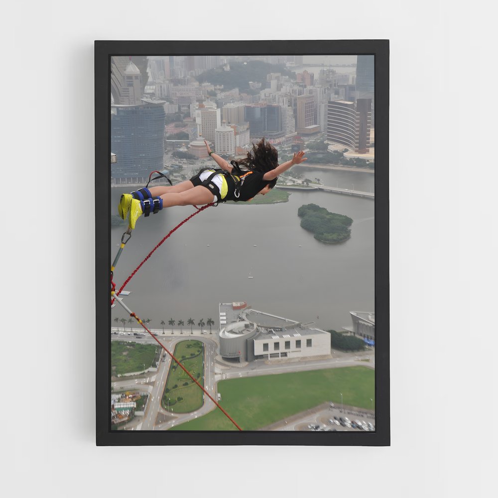 Poster Macau tower – affiche Saut à l’élastique (vue 2)